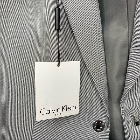 NWT Calvin Klein, gray suit blazer, size 6 - Picture 7 of 15